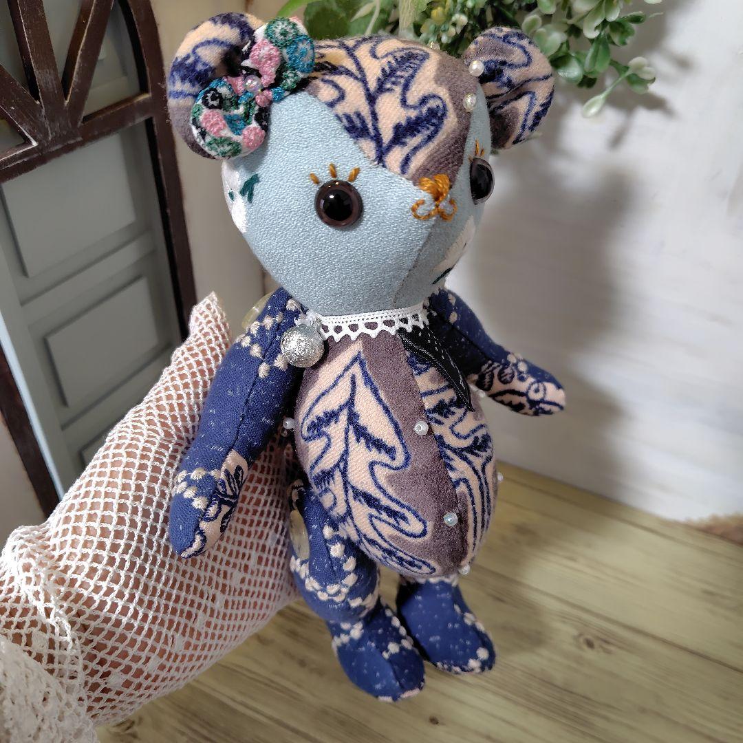 ミナペルホネン＊ハンドメイド＊ぬいぐるみ＊テディベア＊80