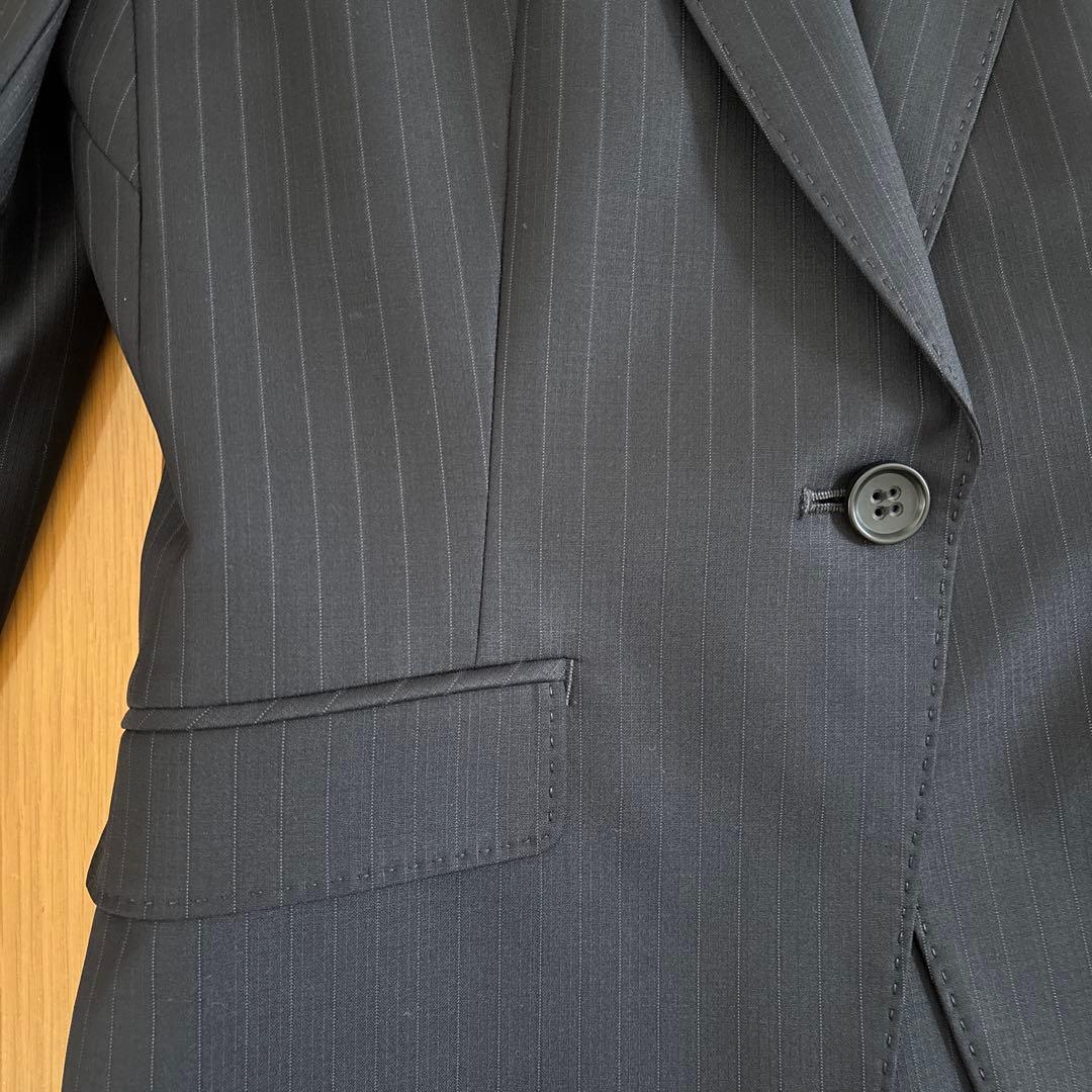 23区 パンツスーツ　ダークネイビー　ストライプ　サイズ違い　38&36