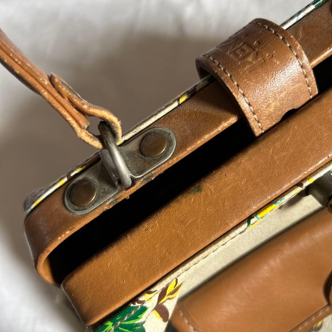 KENZO ケンゾー vintage 花柄バッグ 鍵付き 南京錠 ヴィンテージ