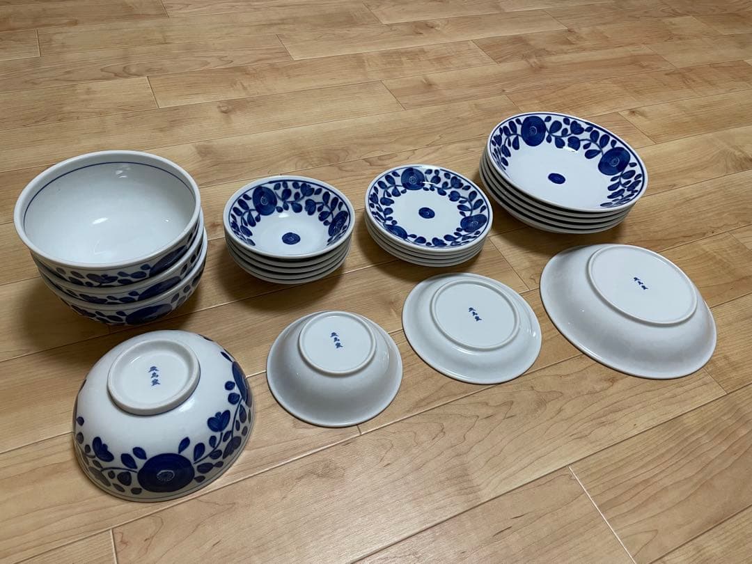 飛鳥釜 食器まとめ売り 22点セット 丼 深皿 平皿 和食器 セット