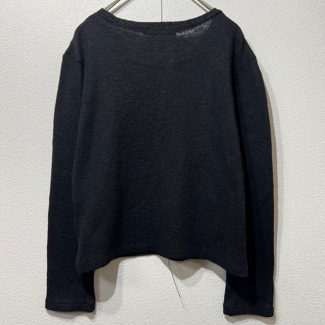 希少 美品 ワイズ ヨウジヤマモト 上質 ウール 花柄 デザイン ニット