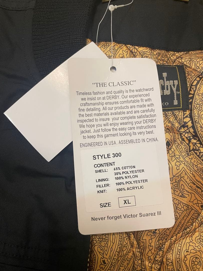 Derby Of SanFrancisco ダービージャケット XL 未使用