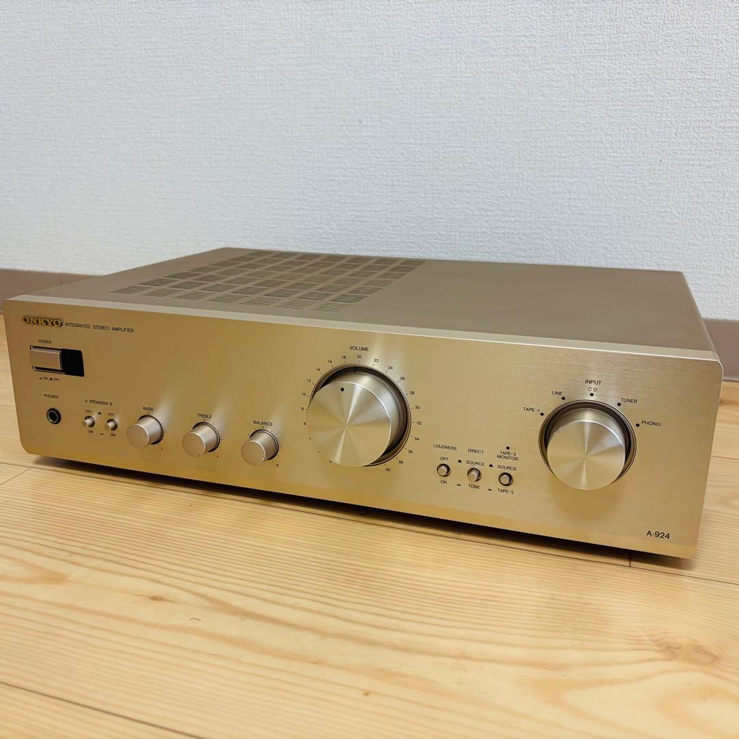 【美音】ONKYO A-924 アンプ　オンキヨー　プリメイン