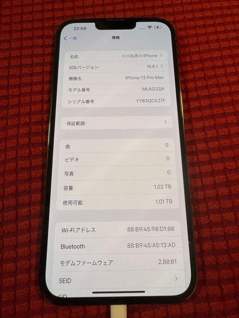 極美品 ※最安値※ iPhone 13 Pro Max 1TB SIMフリー