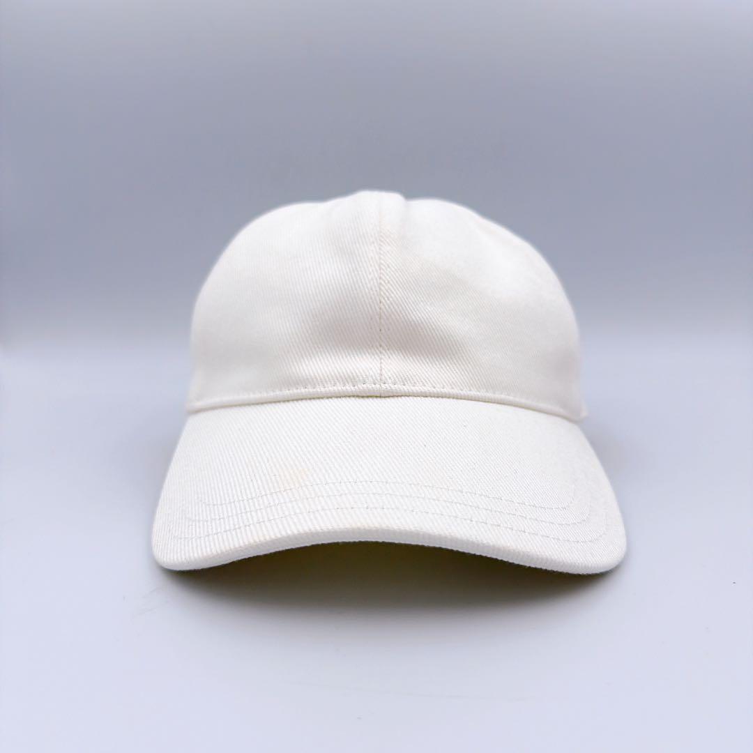 極美品✨PRADA プラダ キャップ 三角ロゴ 白