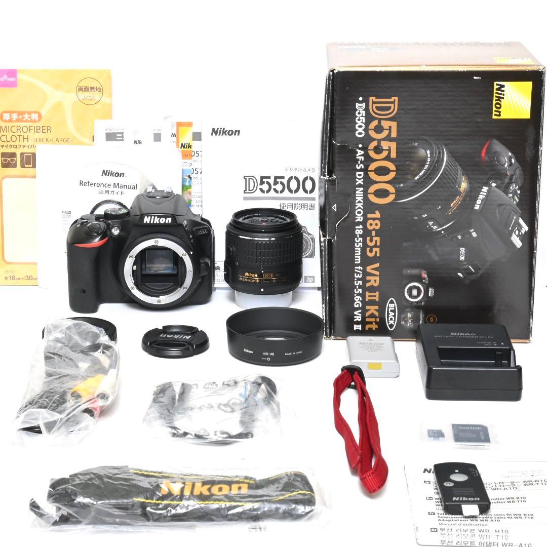 Wi-Fi&自撮りもラクラク★Nikon D5500レンズキット