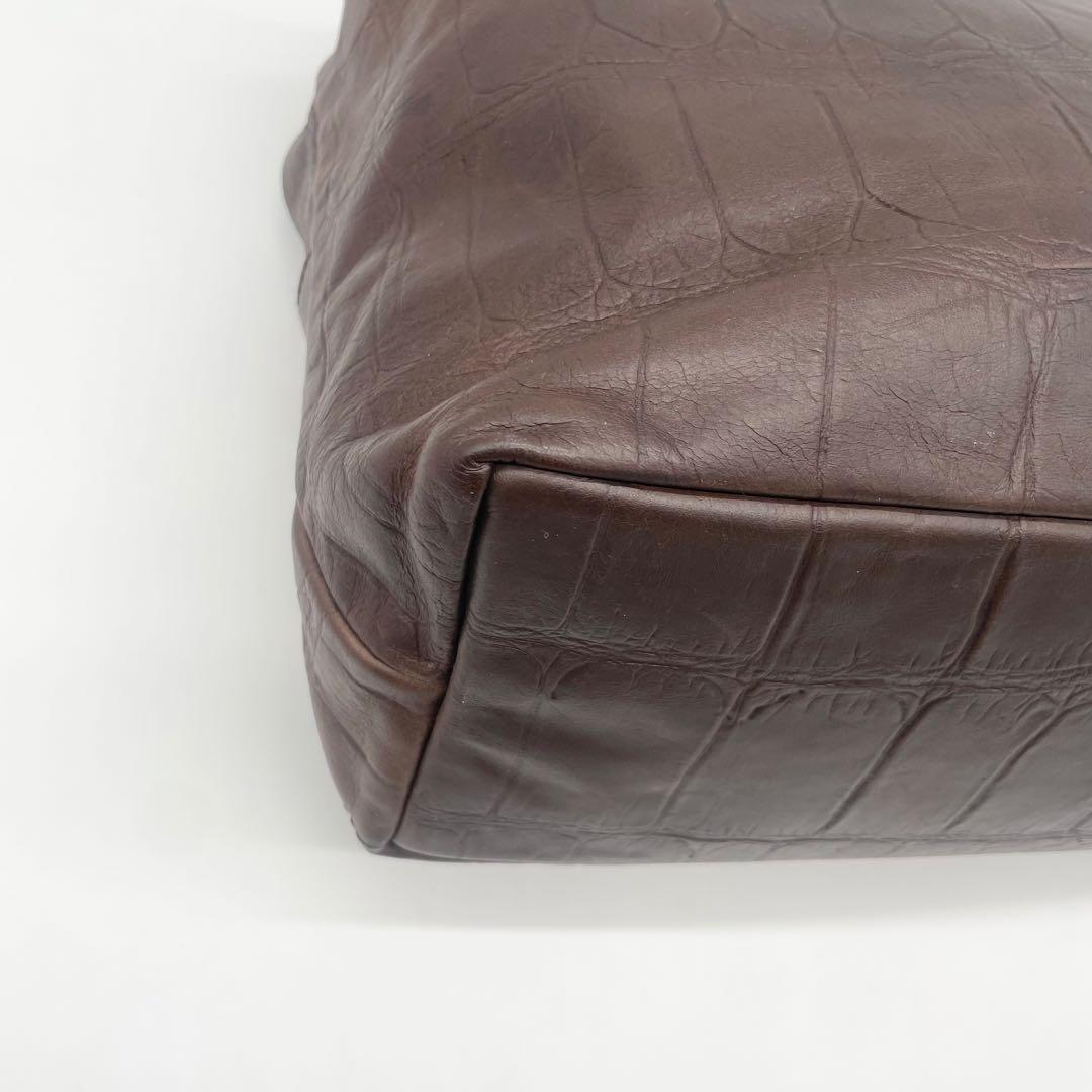 美品　ダニエル&ボブ2way ジャスミン　ロディ　ショルダーバッグ　クロコ型押し