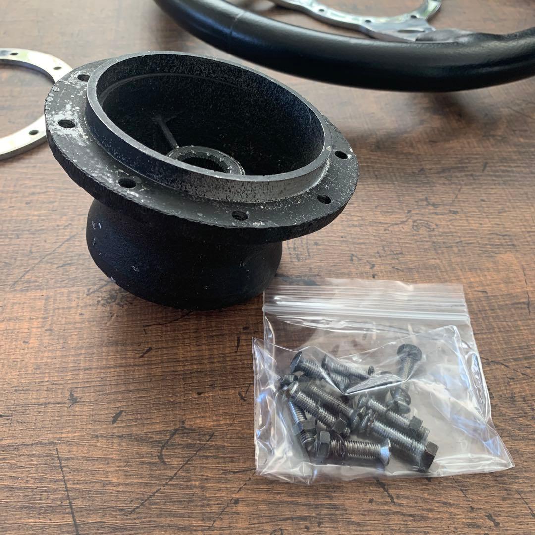 モトリタレザーステアリング33φ ディッシュクラシックミニ　ローバー英国車　旧車