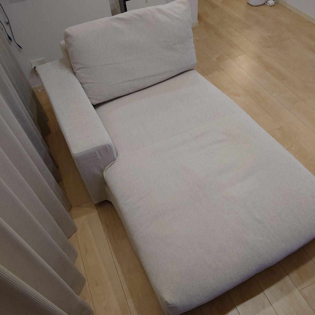 最終【送料込み】KEYUCA　カウチソファ　ベージュ