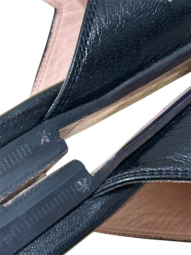 GUCCI グッチ プリンスタウン レザースリッパ スター ビー ITALY