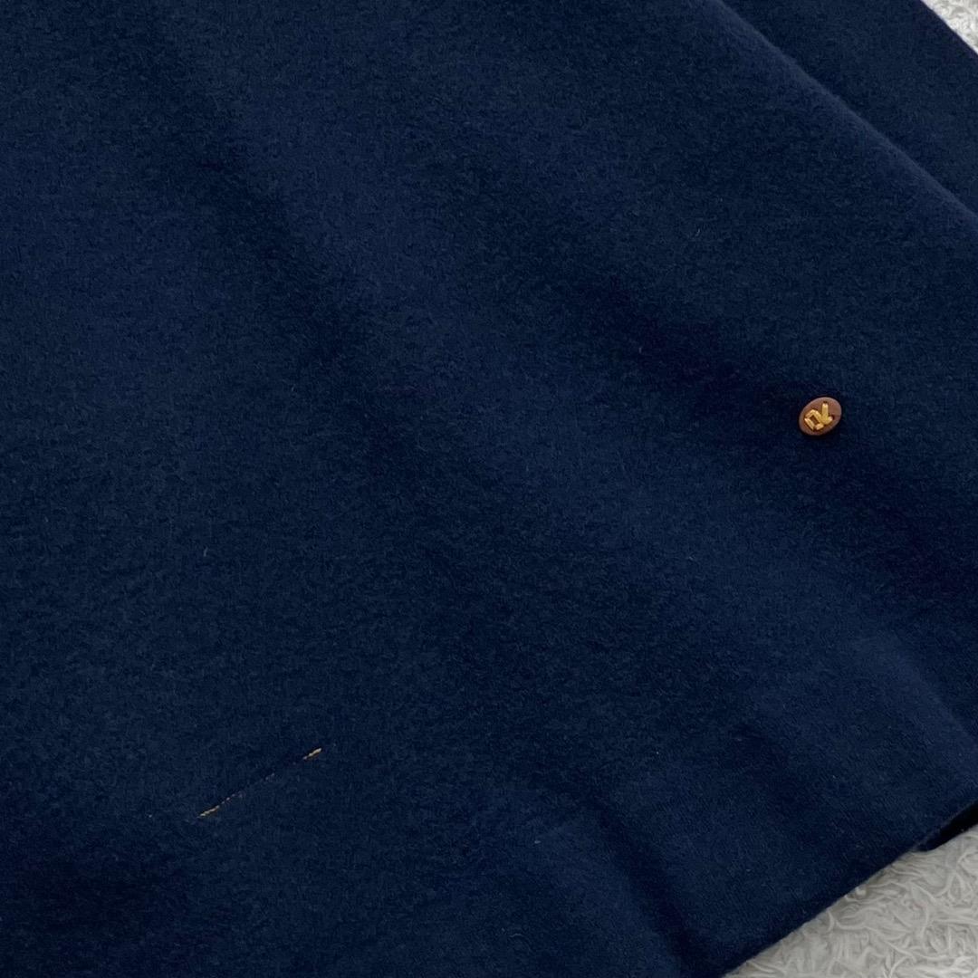 極美品✨45R フロート縮絨deカーディガン インディゴ 藍染め 現行 ニット