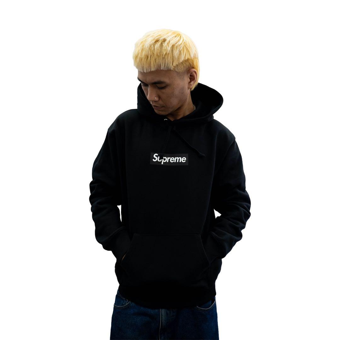 Supreme Box Logo Hooded Sweatshirt 黒24FW