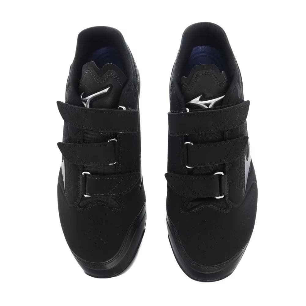 新品タグ付☆ ミズノ MIZUNO 野球 ポイントスパイク ベルト 27cm 黒