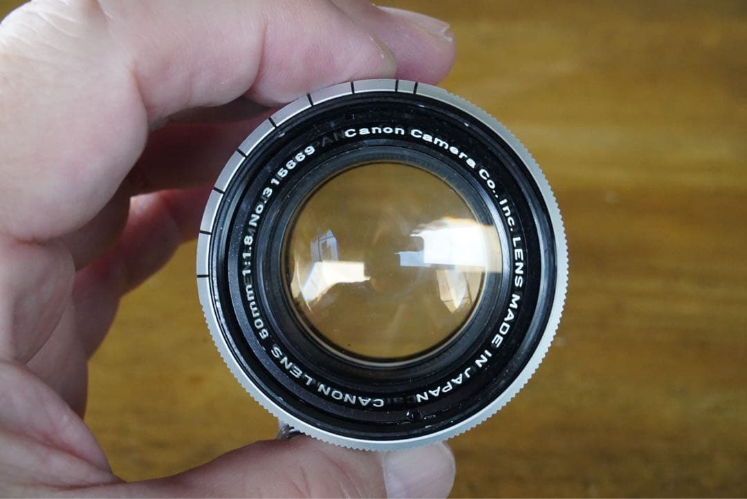 キャノンレンズ　50mmF1.8 Lマウント