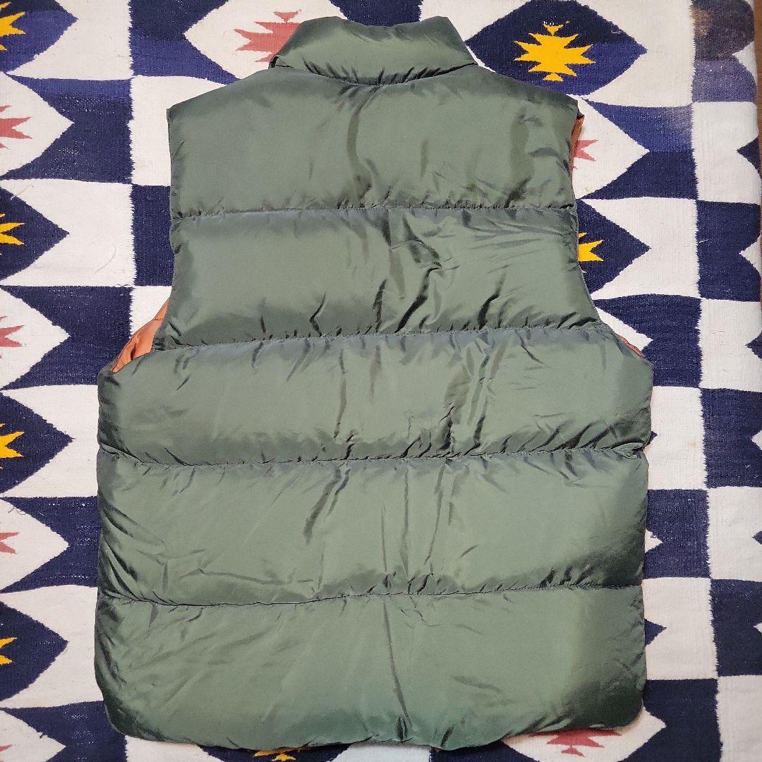 Crescent DownWorks ダウンベスト オリーブグリーン/オレンジ