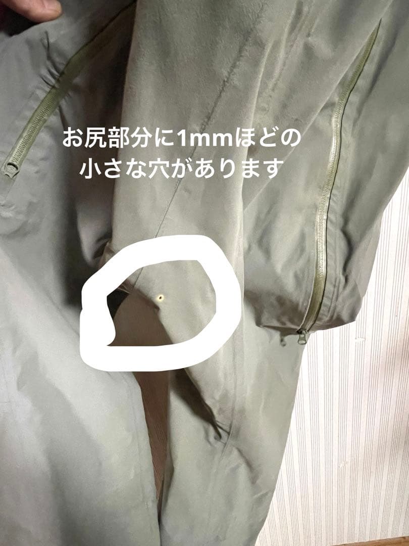 unfudge　PEEP BIB PANTS ビブパン　XL オリーブグリーン