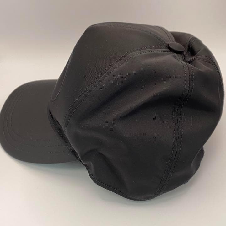 PRADA（プラダ） ナイロンキャップ 帽子 ブラック Sサイズ