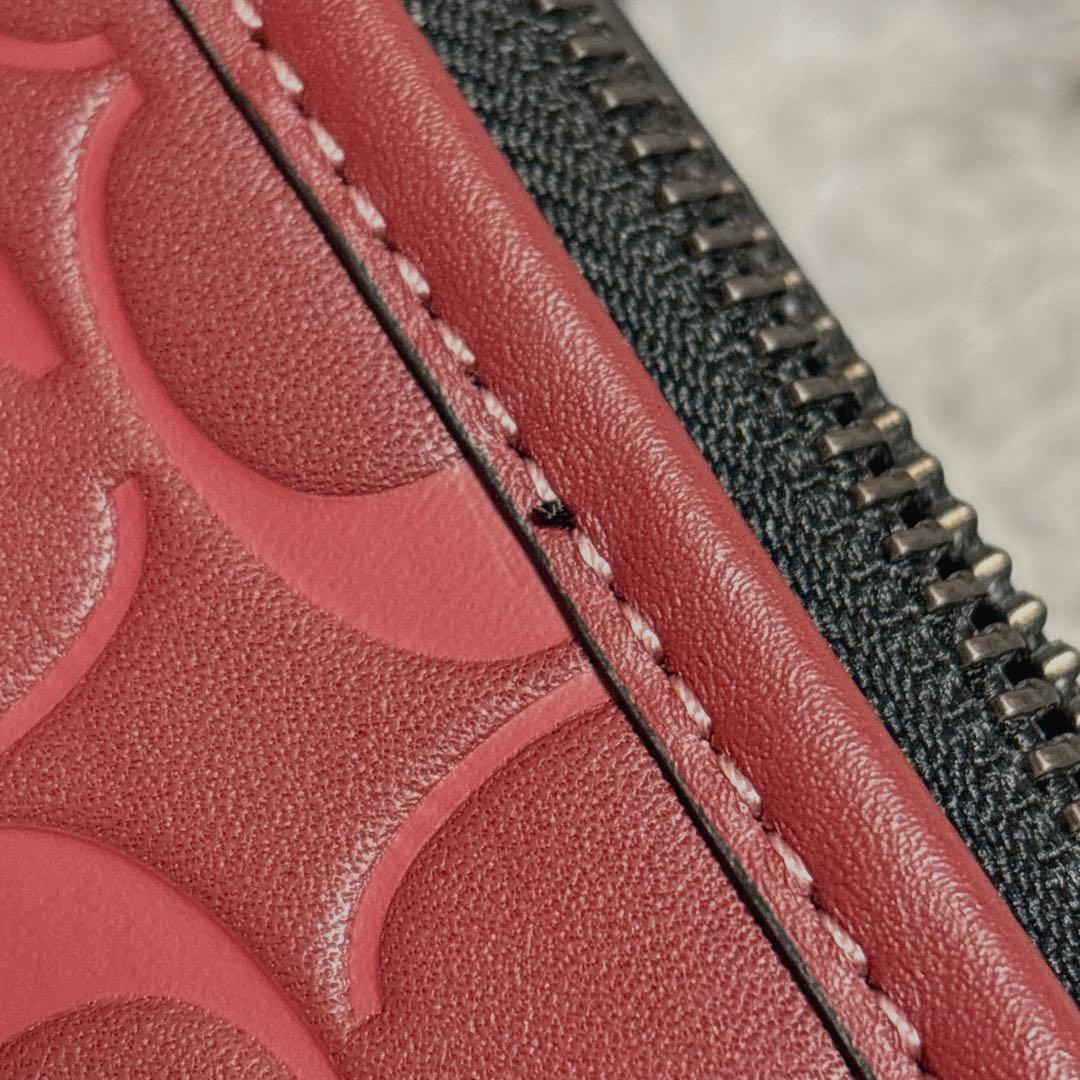 COACH(シグネチャー スムースカーフレザー ボディバッグ)