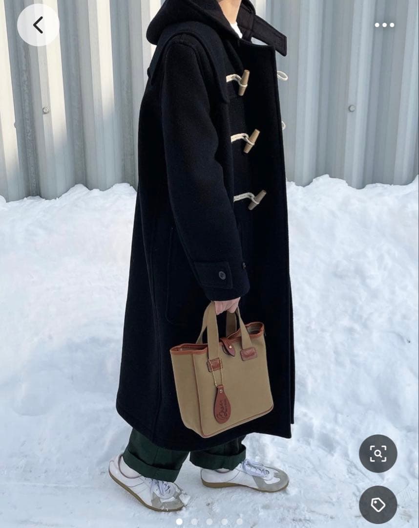 LENO 黒 ダッフルコート サイズ1