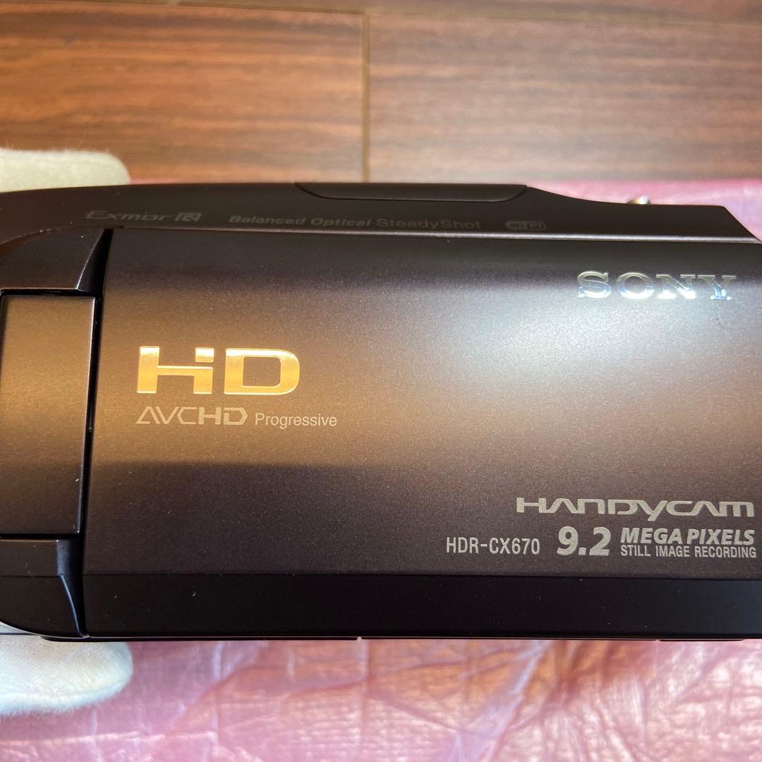 SONY HDR-CX670 ビデオカメラ ほぼ新品 4294