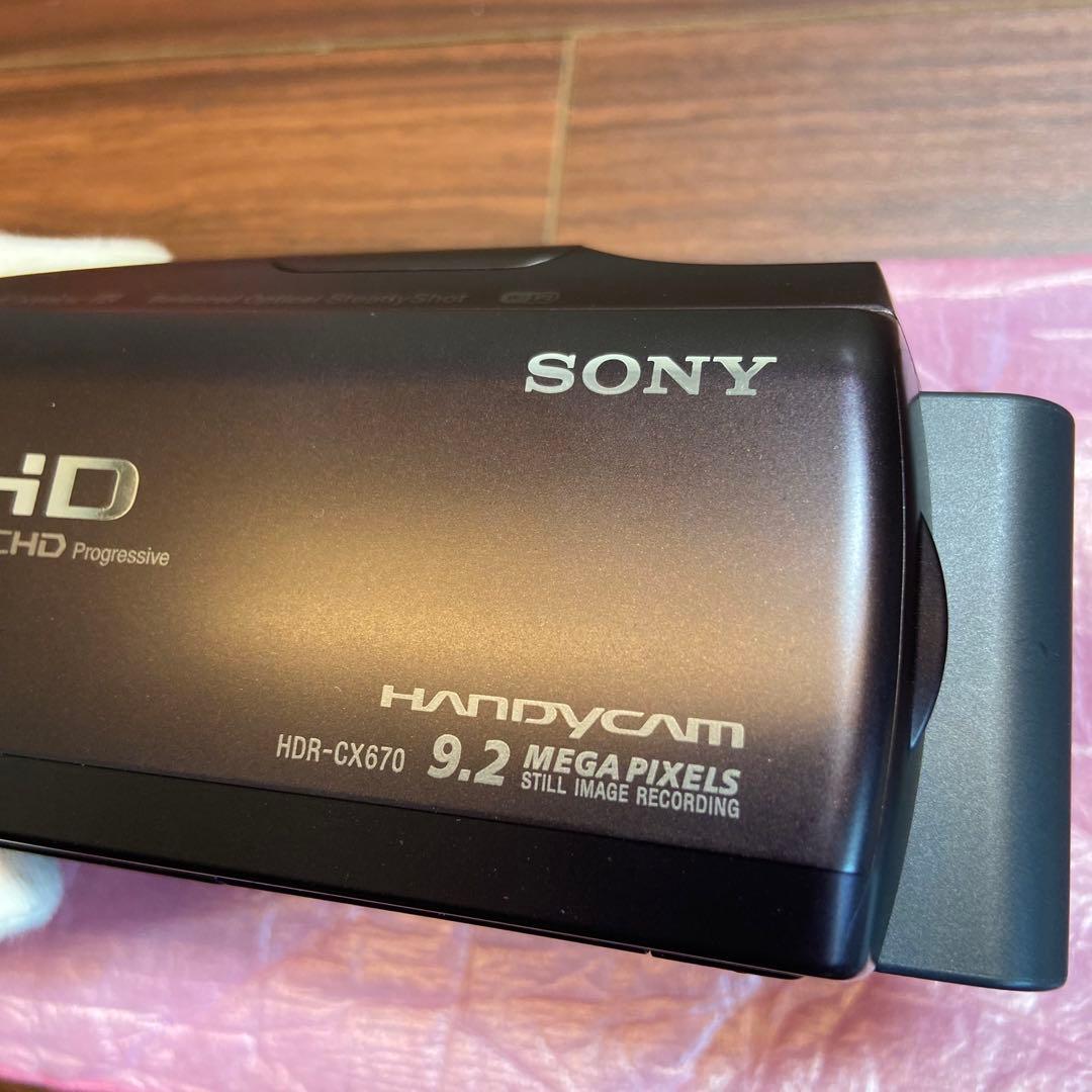 SONY HDR-CX670 ビデオカメラ ほぼ新品 4294