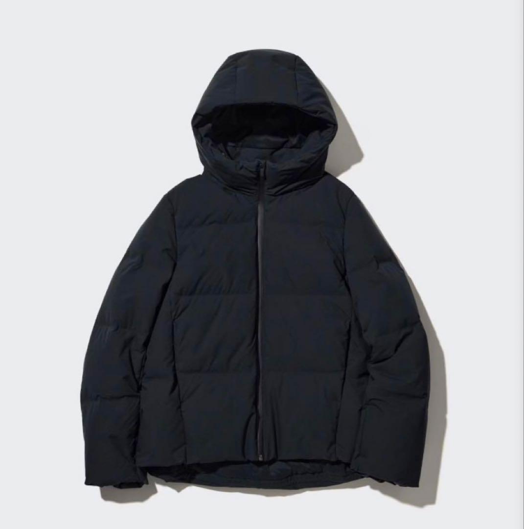 最終値下げ！ユニクロ UNIQLO 黒 シームレスダウンパーカー