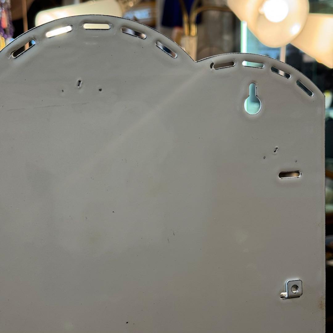 247＊■ホーロー　レードルラック　シェルフ　ホワイト　50×30　3段