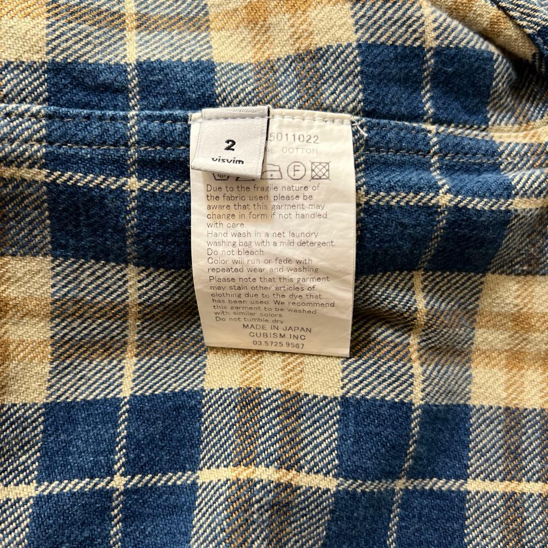 visvim ネルシャツ