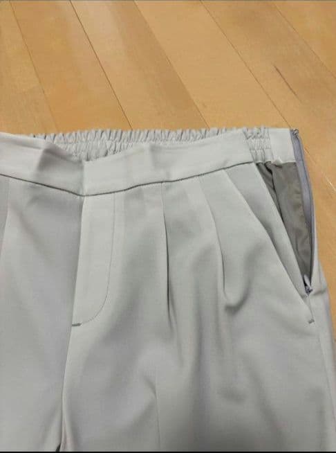 グリーンレーベルリラクシング ノーカラージャケットパンツスーツ　セットアップ