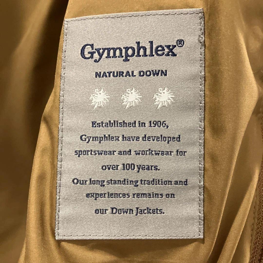 Gymphlex ナチュラルダウンジャケット ブラウン