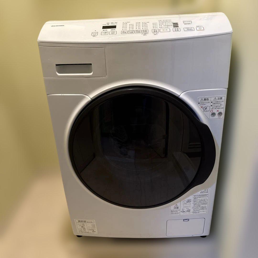 美品　2021年製IRIS OHYAMA ドラム式洗濯機 CDK832