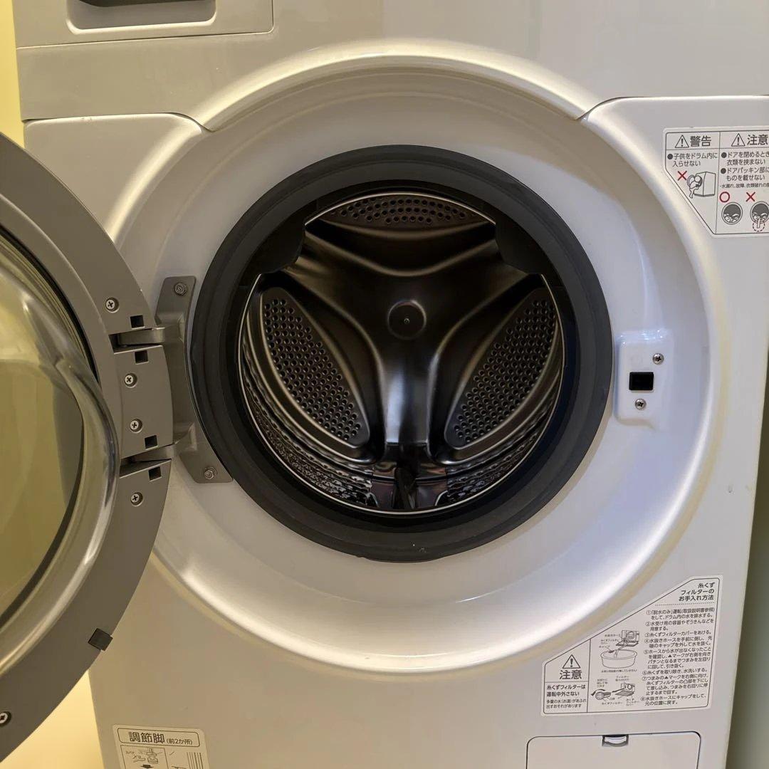 美品　2021年製IRIS OHYAMA ドラム式洗濯機 CDK832