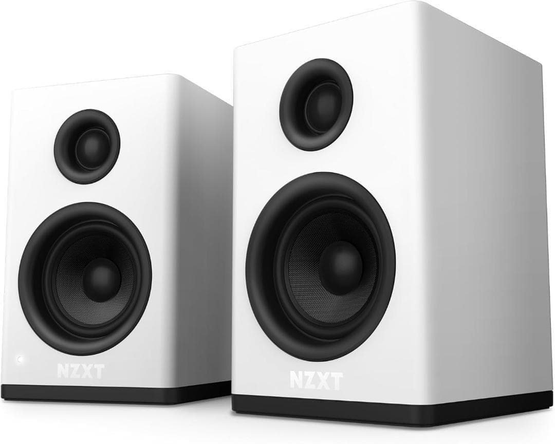 NZXT Relay Speakers ホワイト アンプ内蔵 PCスピーカー