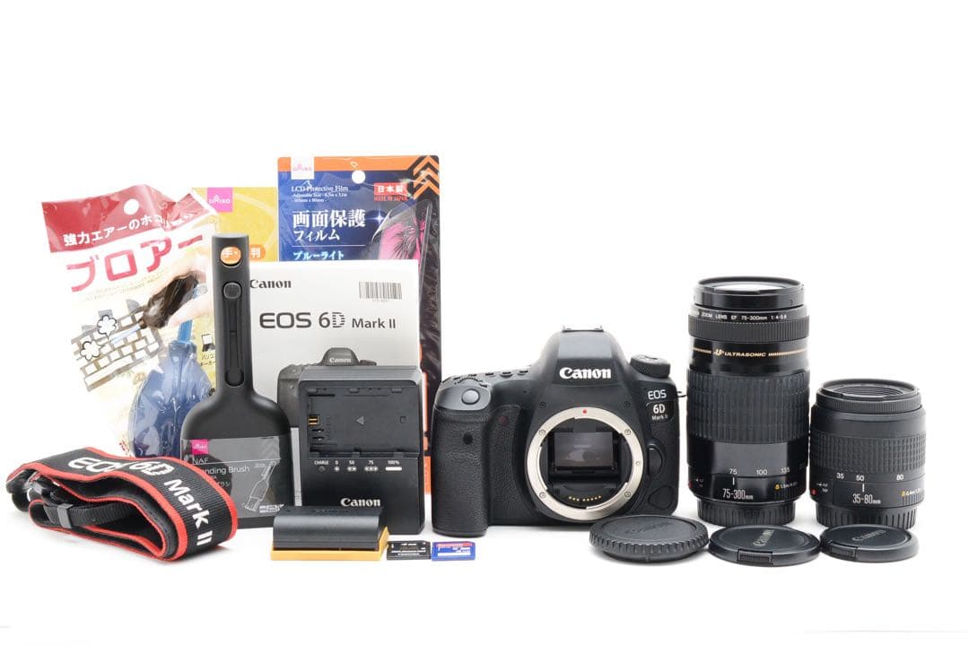Canon EOS 6D Mark II標準&望遠ダブルレンズセット
