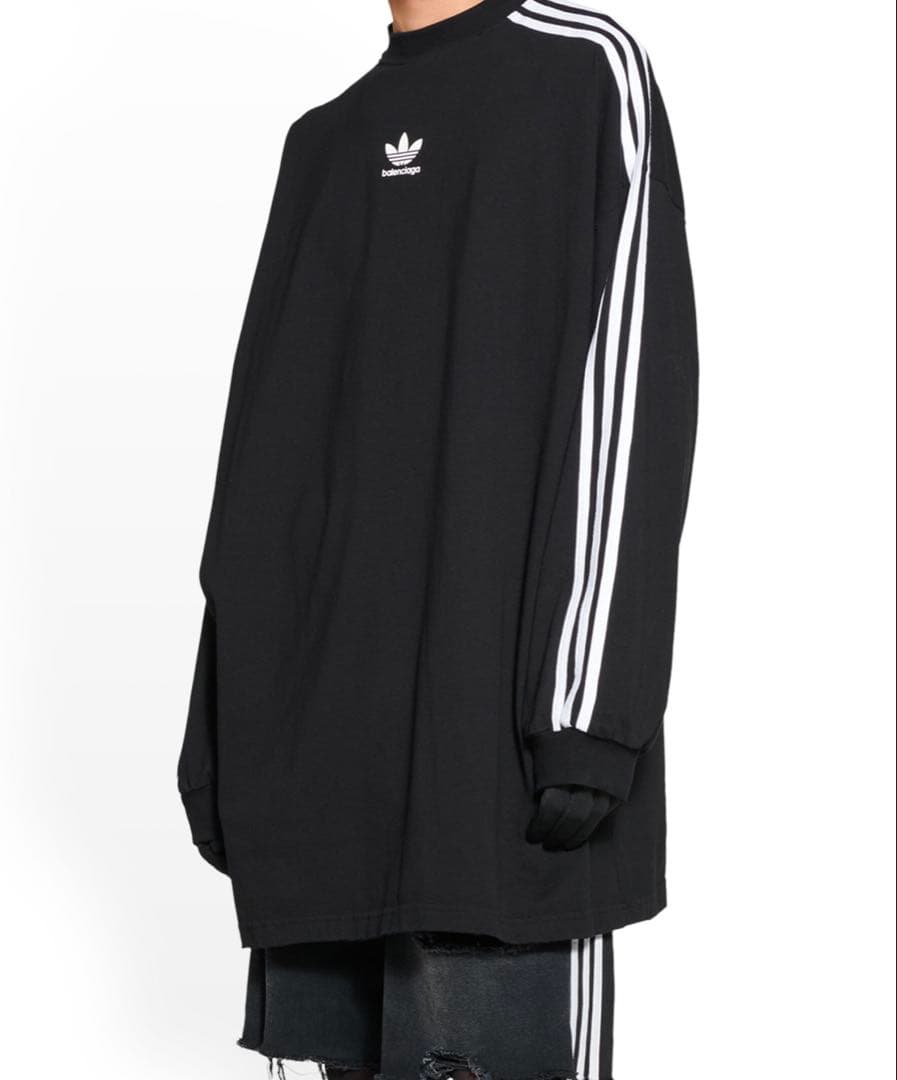 正規品 balenciaga adidas long sleeve ロンT 長袖