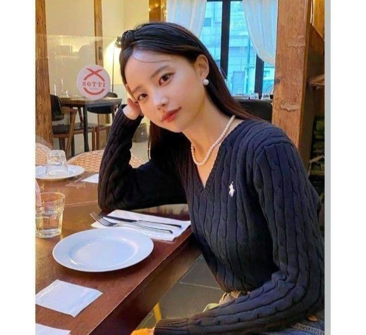 【試着のみ】ラルフローレン大人気Vネックケーブルニットセーター現行品