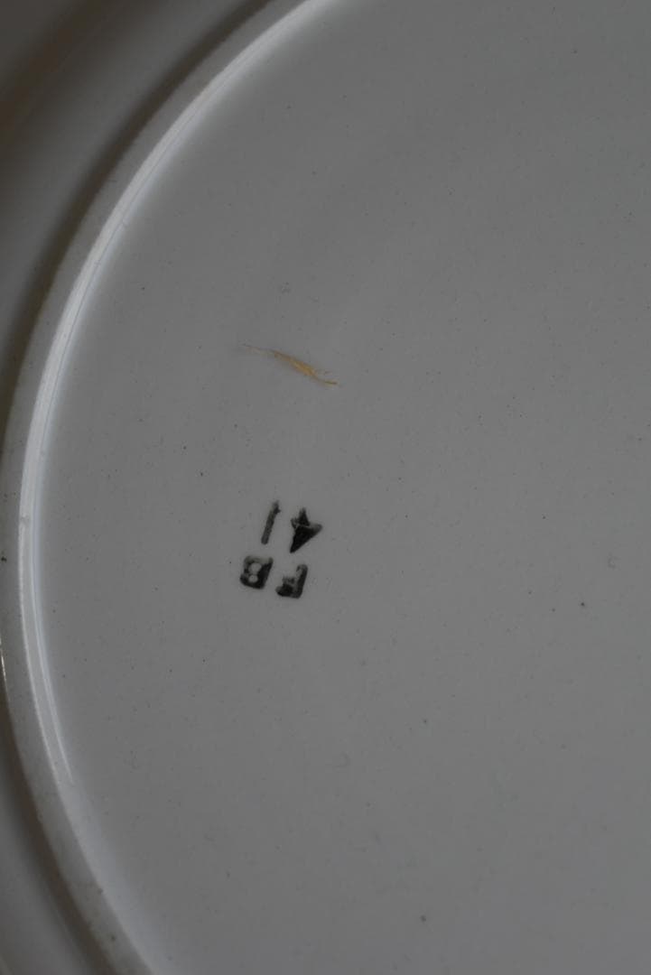 2枚セット　バドンヴィレー　バスク皿　Badonvillerフランスアンティーク