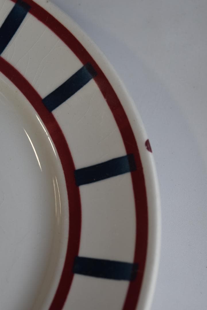 2枚セット　バドンヴィレー　バスク皿　Badonvillerフランスアンティーク