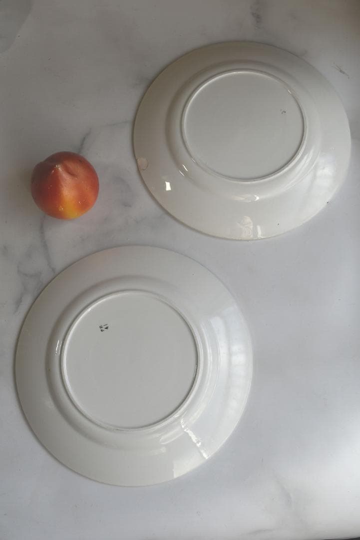 2枚セット　バドンヴィレー　バスク皿　Badonvillerフランスアンティーク