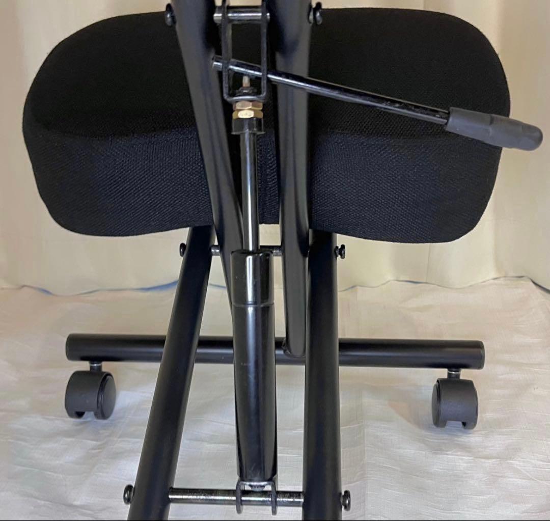 【美品】バランスチェア　背もたれ付き　SANWA SUPPLY サンワサプライ