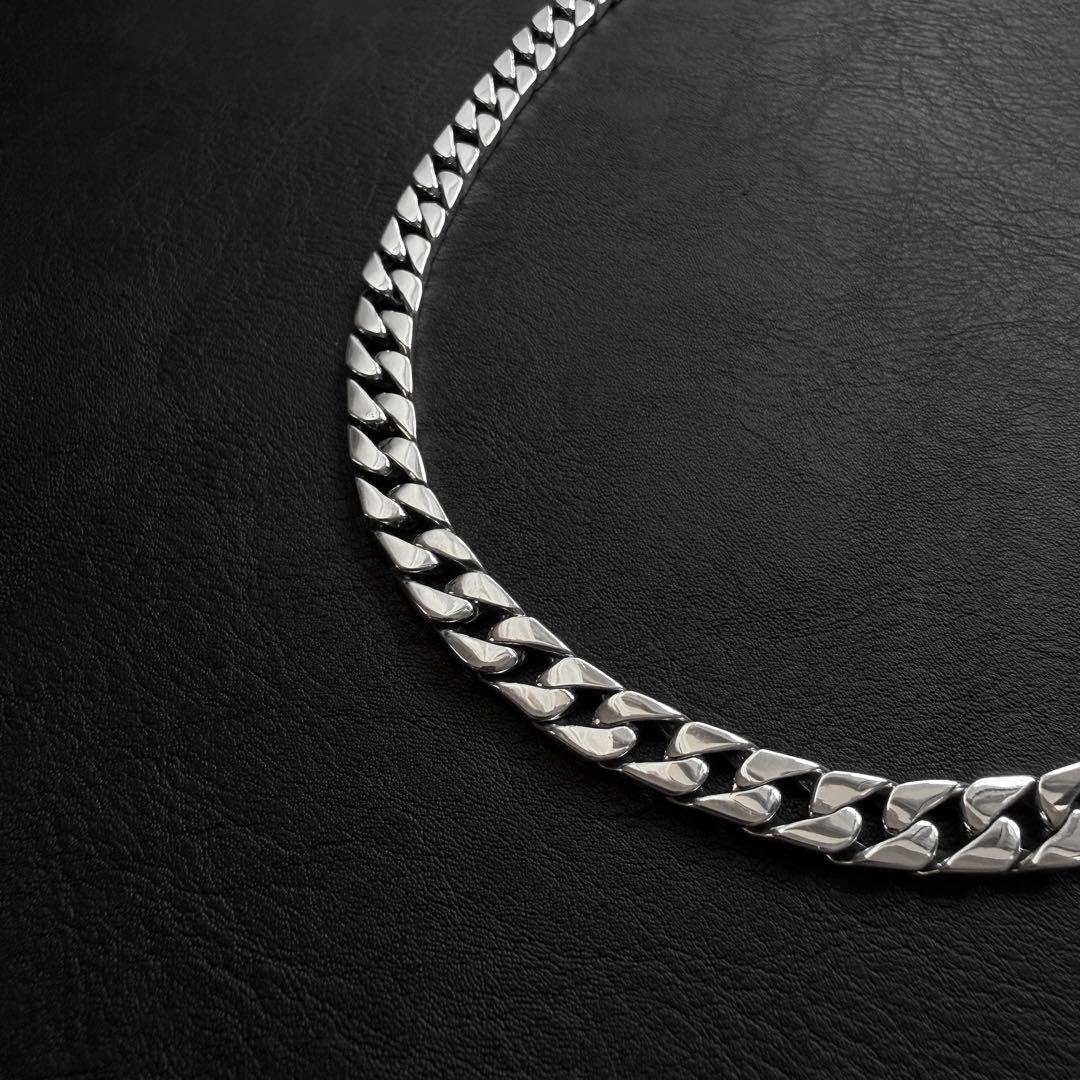 鑑定書付き 50cm シルバー925刻印あり 喜平チェーン ネックレス