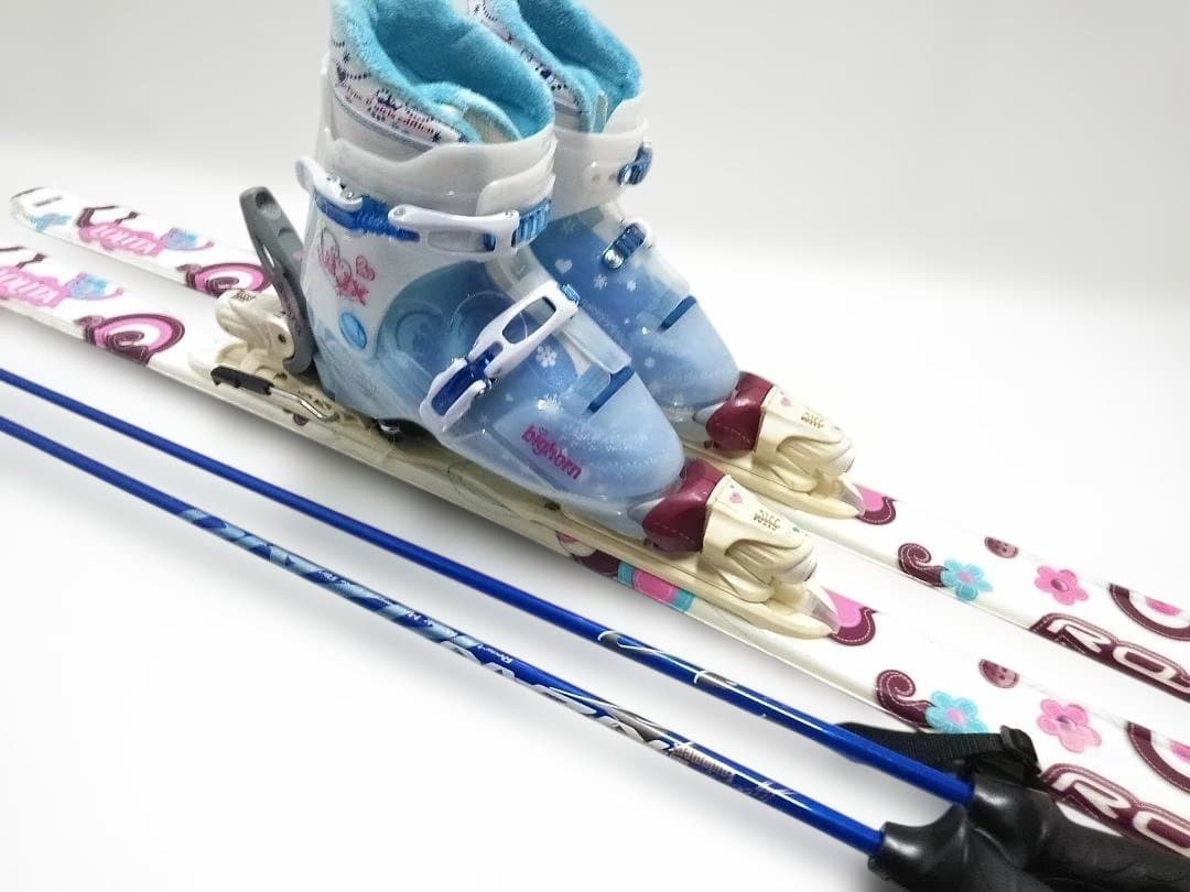 レディーススキー4点セット ロシニョール LOLITA 140cmブーツ24cm