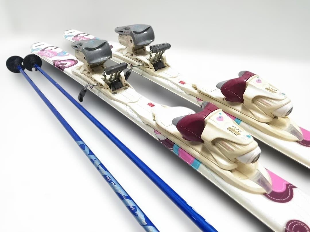 レディーススキー4点セット ロシニョール LOLITA 140cmブーツ24cm