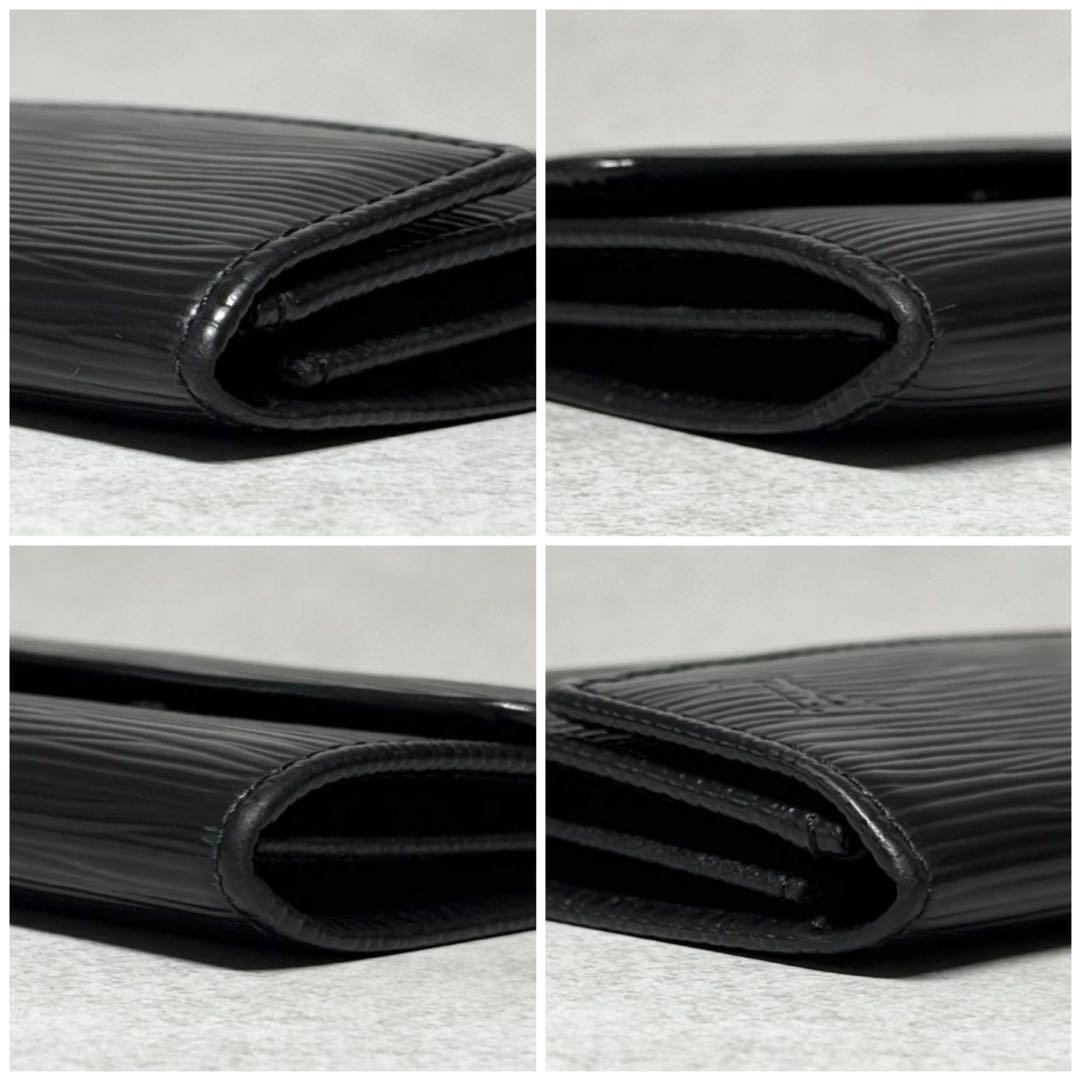 最高峰 激レア ルイヴィトン エピ ノワール ポルトモネサーンプル ケース