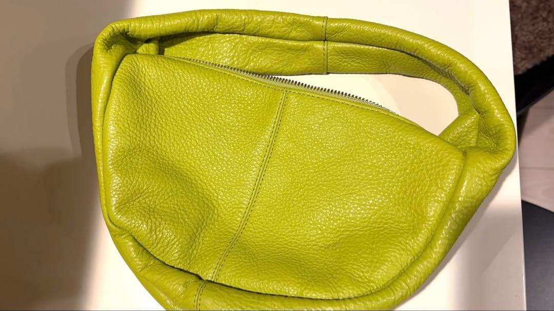 TODAYFUL Leather Wrap Bag ライムグリーン
