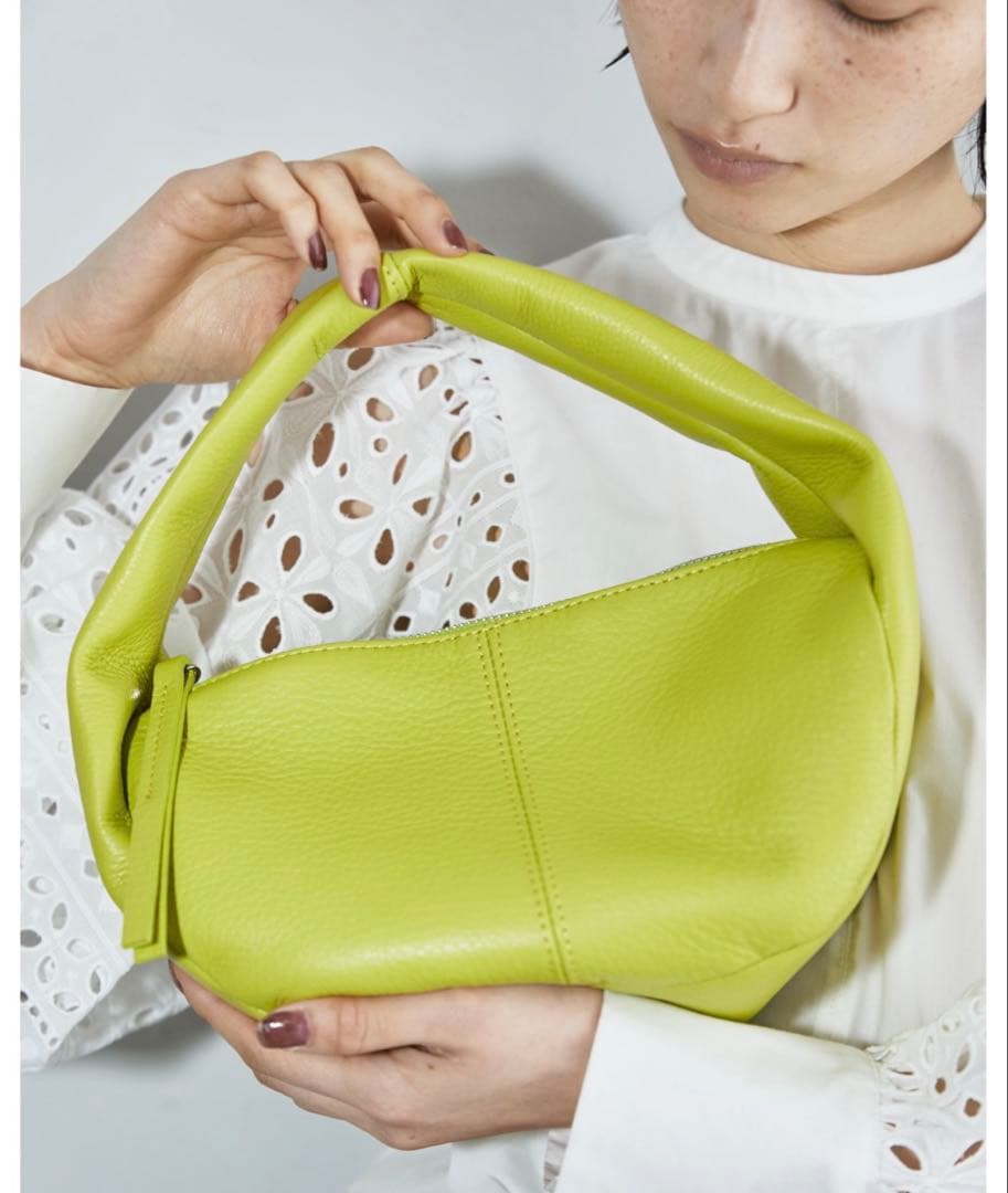 TODAYFUL Leather Wrap Bag ライムグリーン