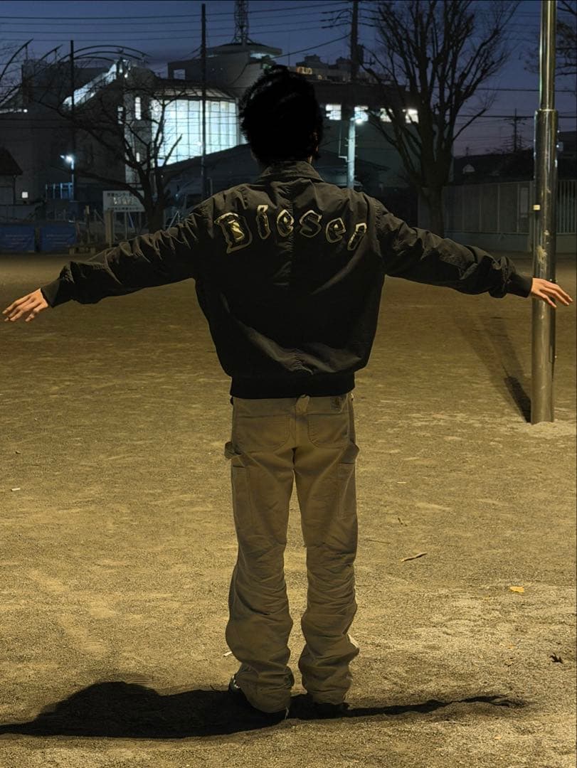 Diesel 黒 メンズ ジャケット LAKER-WOW Mサイズ