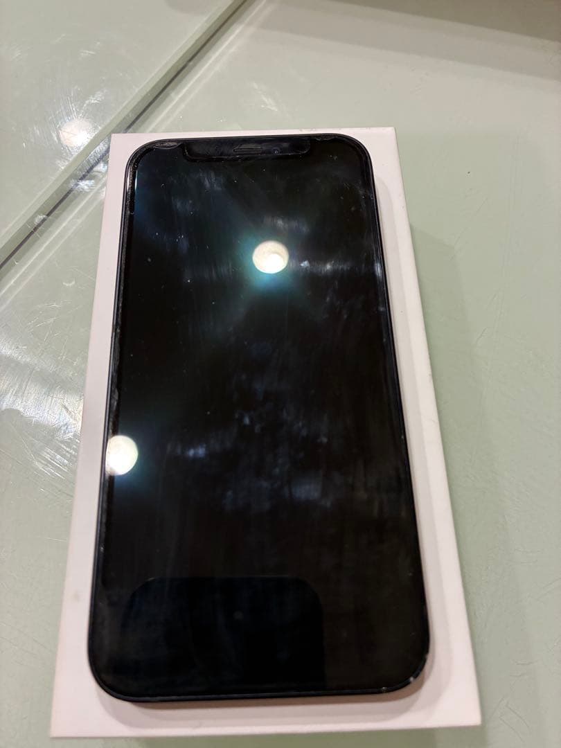 Apple iPhone 12mini ブラック　充電器、スマホケース付き