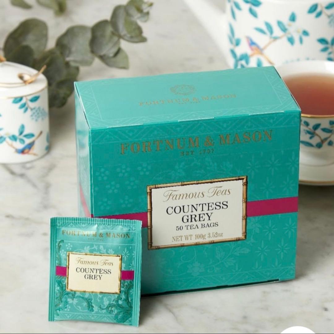 F＆M カウンテスグレー 紅茶 ５０個 ティーバッグ、フォートメーソン250g