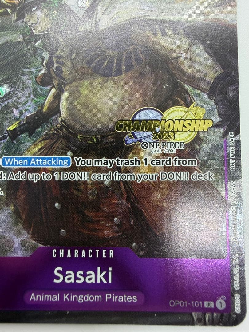 チャンピオンシップCS2023 ササキ イベントパック 海外プロモ①